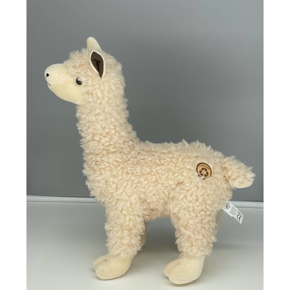 The Petting Zoo Alpaca Stuffed Animal Wild Onez Zoo Animals, Alpaca Plush Toy - Picture 3 of 11